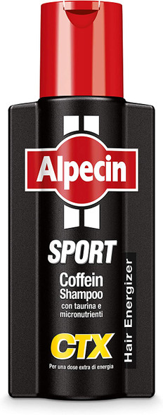 Alpecin Sport Coffein Shampoo CTX, 1 x 250 ml - When energy needs increase, recharge the roots and prevent hair loss