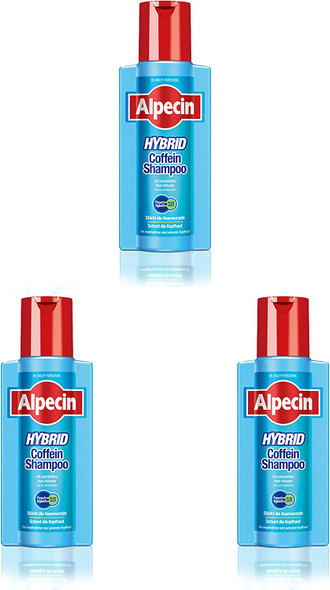 Hybrid Alpecin Caffeine Shampoo 250 ml (Pack of 3)