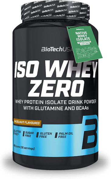 Biotech USA Iso Whey Zero Supplement, 908 g, Hazelnut