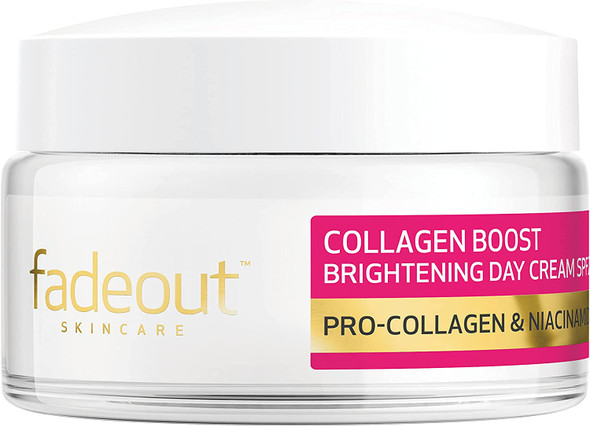 Fade Out Collagen Boost Day Cream SPF25 with Pro-Collagen & Niacinamide, 50ml