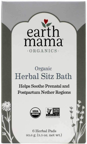 EARTH MAMA ANGEL BABY POSTPARTUM BATH HERBS, 6 CT, 3 pack