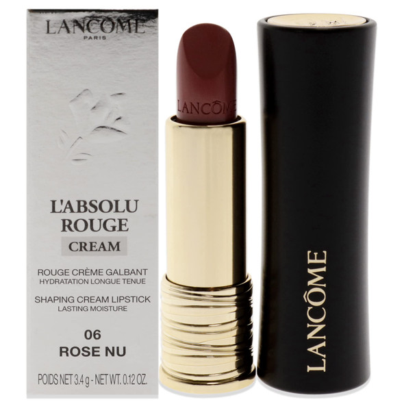 Lancome LAbsolu Rouge Cream Lipstick - 06 Rose Nu Lipstick Women 0.12 oz