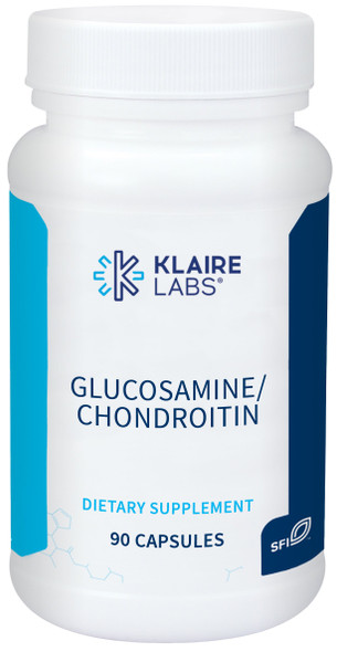 Klaire Labs Glucosamine Chondroitin - A Popular Combination for Joint Support, Soy & Dairy-Free (90 Capsules)