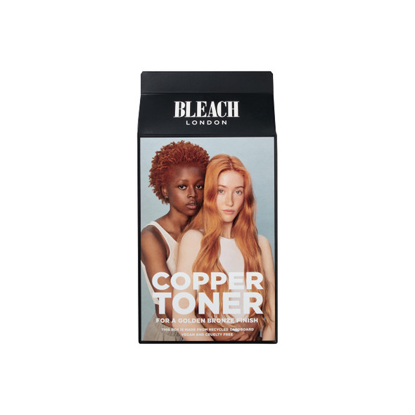 BLEACH LONDON Copper Toner Kit - Copper Toner Colour Depositing Formula For a Soft Ginger Finish or Base, For Blonde Hair & Post Bleached Hair, Vegan, Cruelty Free, Ammonia Free