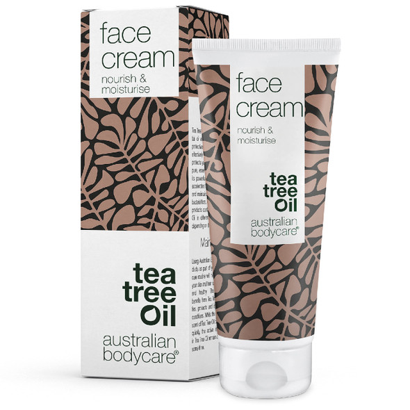 Australian Bodycare Face Cream 100ml - Moisturiser spot treatment, pimple, oily, acne prone skin. Tea Tree Cream Face Moisturiser. Spot Cream and anti blemish moisturiser. 100% Natural Tea Tree Oil.