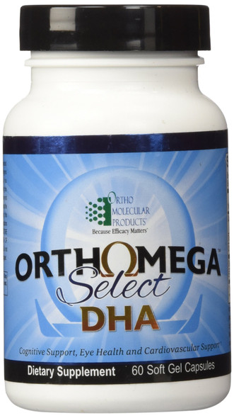 Ortho Molecular - Orthomega Select DHA- 60 Soft Gel Capsules