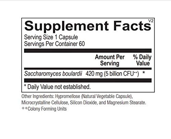 Ortho Molecular - Saccharomyces Boulardii - 60