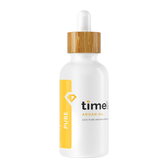 Timeless Skin Care Argan Oil 100% Pure - 2 oz - Heal and Repair Dry Skin, Hair & Nails - Packed with Vitamin E - All Natural - Recommended for Dry to Normal Skin Types