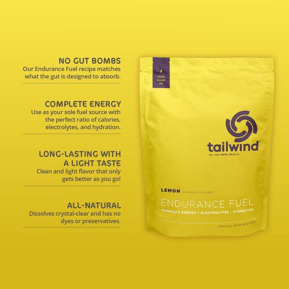 Tailwind Nutrition Endurance Fuel 50 Serving Lemon Flavour