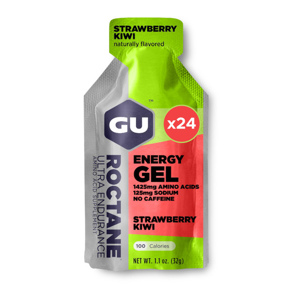 GU Energy Roctane Ultra Endurance Energy Gel, 24-Count, Strawberry Kiwi GU Energy Roctane Ultra Endurance Energy Gel, 24-Count, Strawberry Kiwi