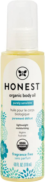 The Honest Company Organic Body Oil, 4 Fl. Oz.