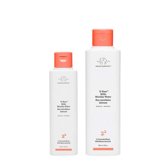 Drunk Elephant E-Rase Milki Micellar Water-Ultra Mild Formula to Gently Remove Makeup and Bacteria. (100 mL)