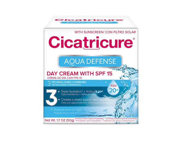 CICATRICURE AQUA DEFENSE DAY PACK of 3