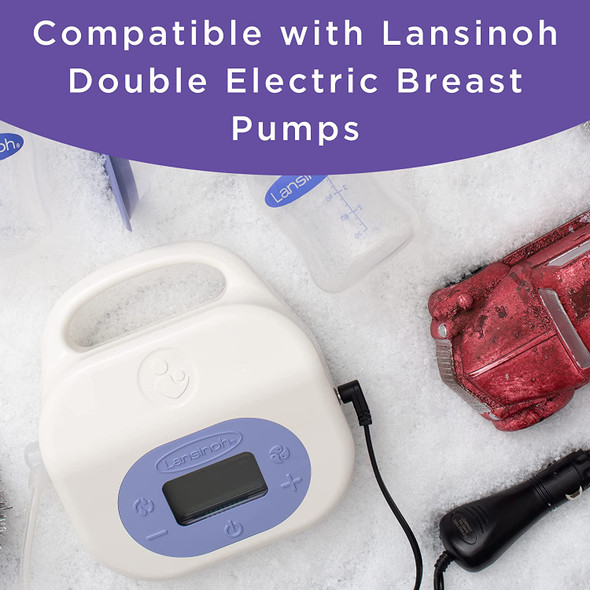 Lansinoh Car Adapter for Breast Pumps, 9V