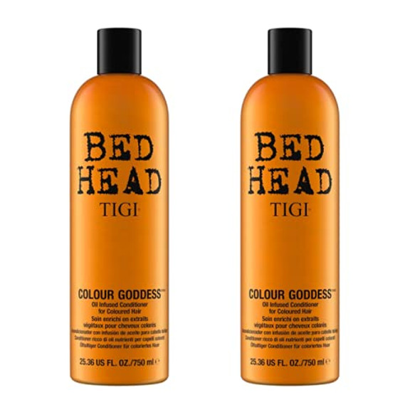 Tigi Bed Head Colour Goddess Oil Infused Conditioner for Coloured Hair 25.36 Oz (Pack Of 2)