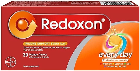 Redoxon Immune Support Effervescent Pack of 30 Tablets