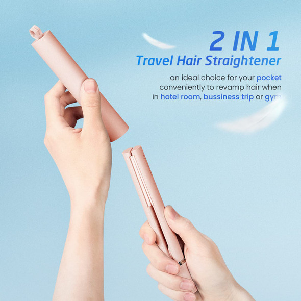 DAN Technology Dan Technology Mini Flat Iron,Small Hair Straightener,Small  Flat Irons For Short Hair,12 Mini Hair Straightener, Dual Voltage Tr