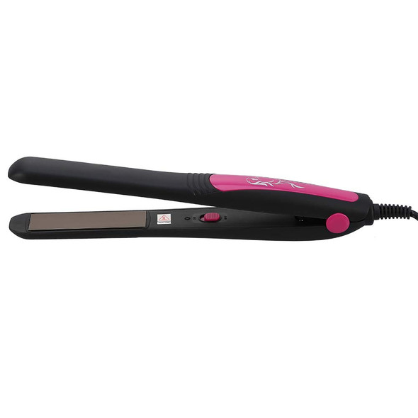 Hair Curler, Rapid Heating Ceramic Hair Straightener Straightening Flat Iron Hair Styling Tool for All Hair Types (EU Plug)