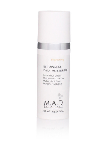 M.A.D Skincare Brightening Illuminating Daily Moisturizer, 50g (1.7oz)