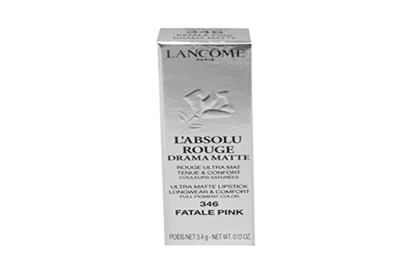 Lancome/Labsolu Rouge Lipstick 346 Fatale Pink 0.12 oz (4 ml)