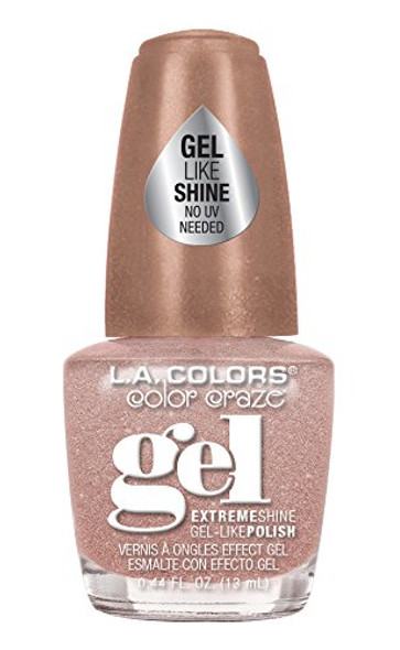 L.A. Colors Color Craze Gel Shine Nail Polish, Chateau, 0.44 Fluid Ounce (Pack of 3)