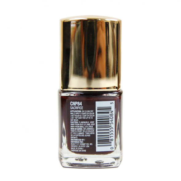 L.A. COLORS Color Last Nail Polish, Sacrifice , 1 Ounce, (CNP84)