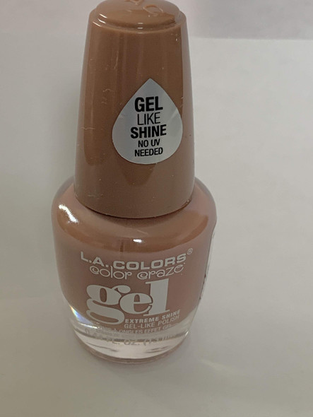 L.A. Colors Color Craze Gel Extreme Shine Gel-Like Polish 411 Nude