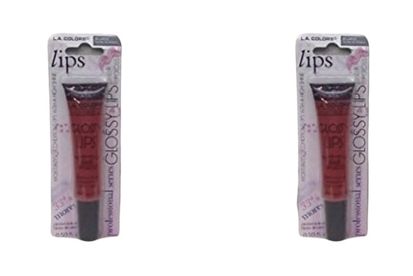 L.A. Colors Professional Series GLossy Lips-Tropical Punch (2 Pack)