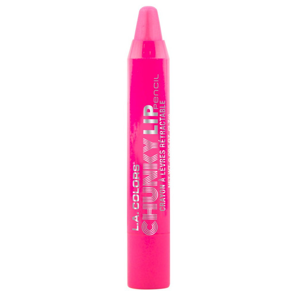 L.A. Colors Chunky Lip Pencil, Party Pink, 0.04 Ounce