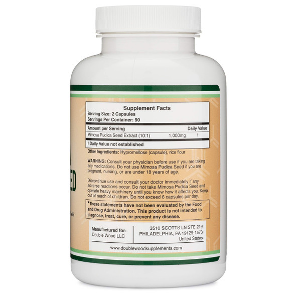 Dihydromyricetin (DHM) 50 Capsules, 300mg, Liver Support Supplement (Third Party Tested) Manufactured in The USA by Double Wood Supplements (DHM Depot)