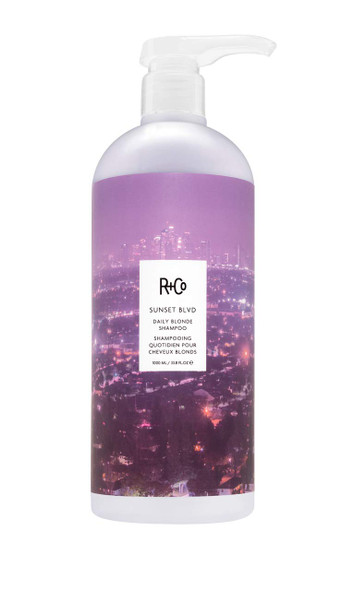 R+Co Sunset Blvd Daily Blonde Shampoo, 33.8 Fl Oz