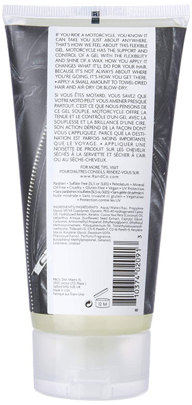 R+Co Wall ST Strong Hold Gel – Stark Haltendes Styling-Gel, 5 Oz (ca. 150 Ml) | Für Glanz & Definition, Vegan & Sulfatfrei
