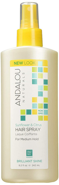 Andalou Naturals Medium Hold Hair Spray Sunflower and Citrus - 8.2 fl oz