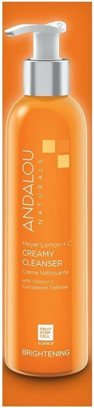 Andalou Naturals Meyer Creamy Cleanser, Lemon 6 oz (Pack of 3)