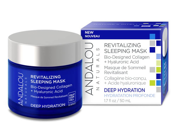 ANDALOU NATURALS Deep Hydration Revitalizing Sleeping Mask, 1.7 FZ
