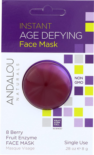 Andalou Naturals, Mask Facial Instant Age Defying, 0.28 Ounce