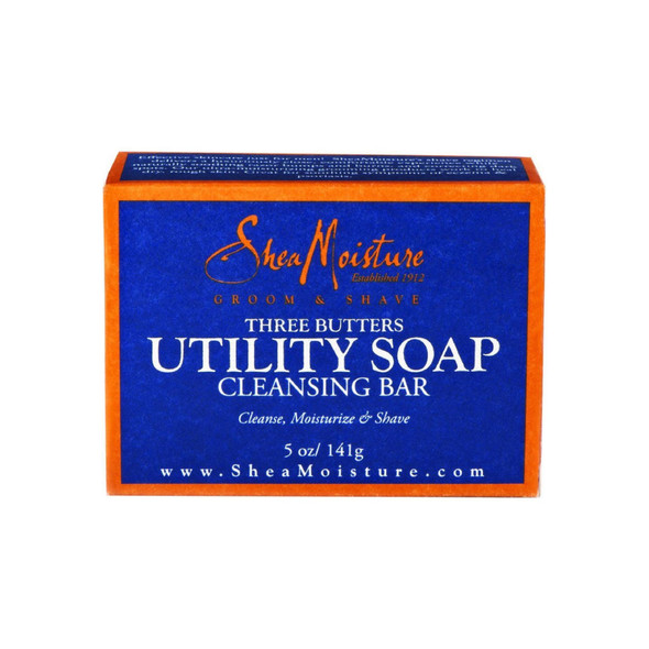 Shea Moisture Three Butters Utility Soap Cleansing Bar  5 oz