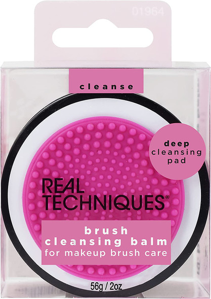 Real Techniques Brush Cleansing Balm with Deep Cleansing Pad for Makeup Brush Care