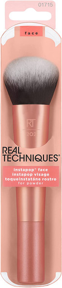 Real Techniques Instapop Face Makeup Brush for Foundation or Powder (Packaging and Handle Colour May Vary)