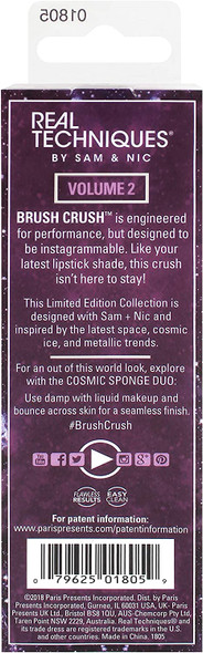 Real Techniques Brush Crush Volume 2 Cosmic Makeup Sponge Blending Duo 2 pack