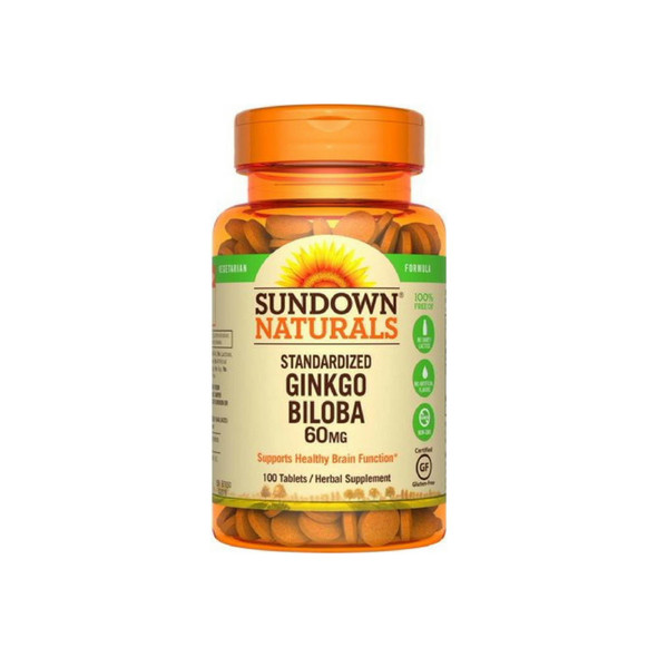 Sundown Ginkgo Biloba Plus Tablets 100 Tablets