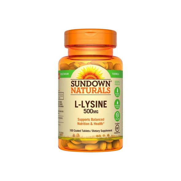 Sundown L-Lysine 500 mg Tablets 100 Tablets