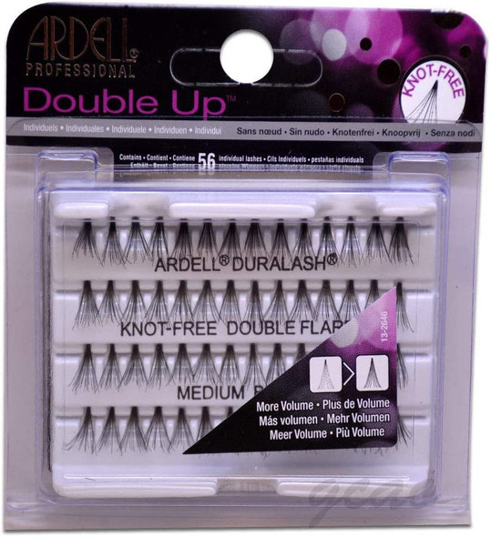 Ardell "Double Individual" Ardell Duralash Knot Free Double Flares Medium Black
