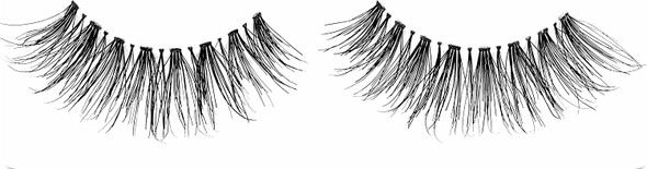 Ardell False Eyelashes Wispies 700 With Free Mini Duo Adhesive Black Feathery Full Plush Lashes Long Volume Long Length Vegan-Friendly Eyelashes