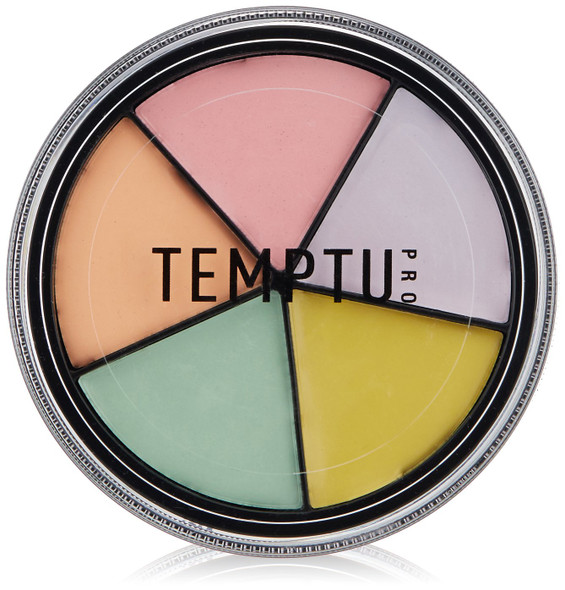 TEMPTU S/B Neutralizer Wheel - Includes 5 Color-Correcting Shades To Perfect & Even Out All Skin Types & Tones | Multi-use, Can Be Applied With Brush, Sponge, or Fingertips