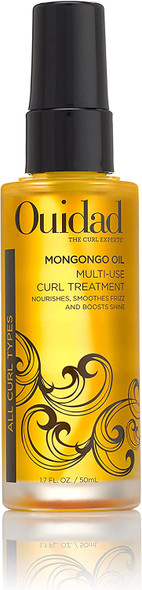 Ouidad, Mongongo Oil Multi-Use Curl Treatment, Locks in Moisture Prevents Heat Damage, 50ml