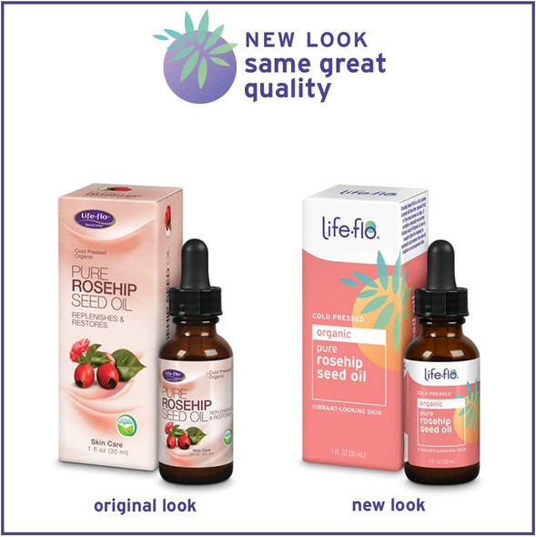 Life-Flo Pure Rosehip Seed Oil -- 1 fl oz - 2pc