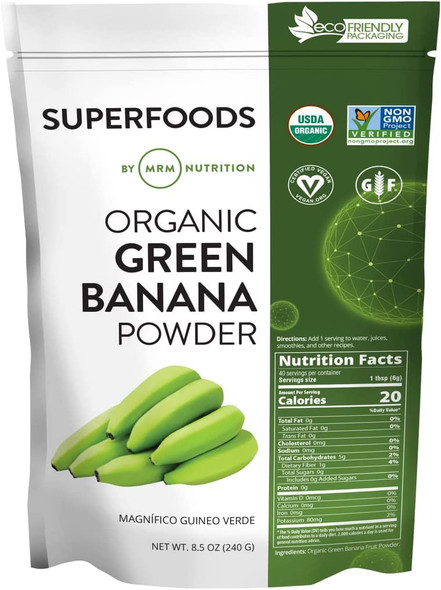 MRM - Organic Green Banana Powder 8.5 oz