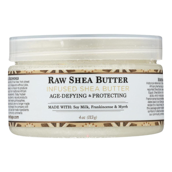 Nubian Heritage Shea Butter Infused With Frankincense And Myrrh - 4 oz