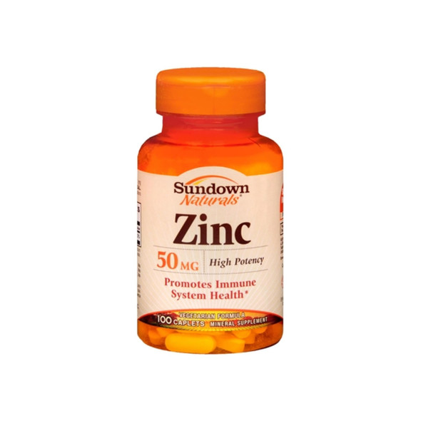 Sundown Zinc 50 mg Caplets 100 Caplets